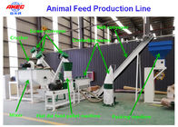 0.5 - 1t/H Feed Pellet Making Machine For Animal Feed Production Process