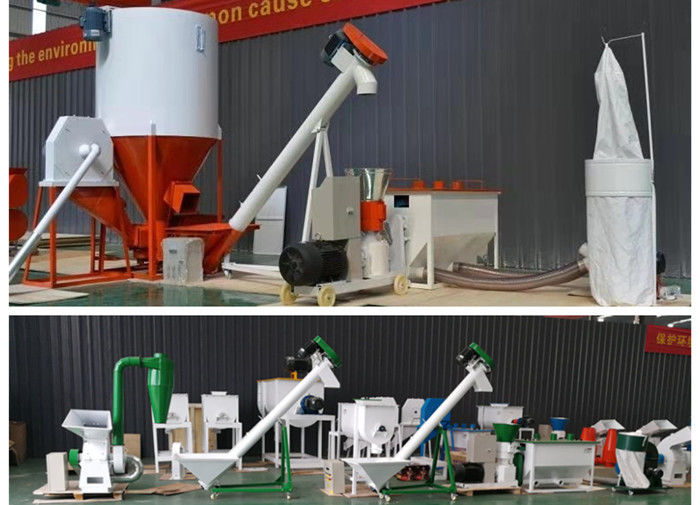 Horizontal Feed Pellet Production Line Animal Feed Manufacturing Plant