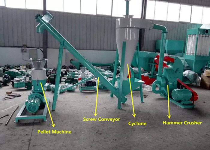 Complete 500kg/H 1000kg/H Animal Feed Manufacturing Machine