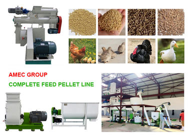 Industrial 2t/H Animal Feed Production Line Poultry Feed Mill Plant High Efficiency