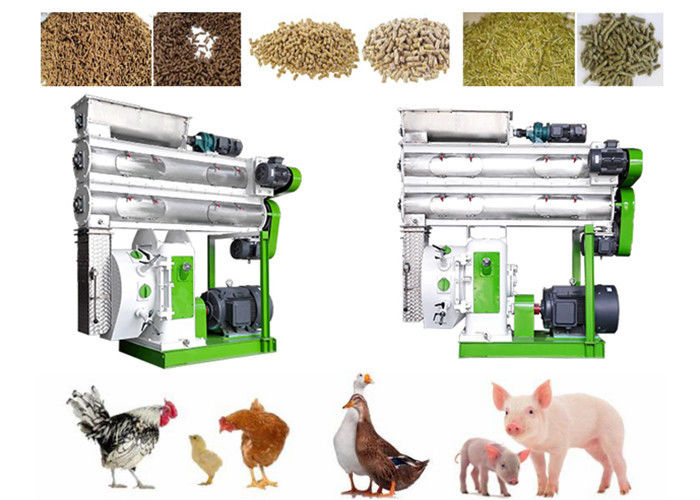 Catlle / Goat Pellet Making Machine , Ring Die Animal Feed Granulator