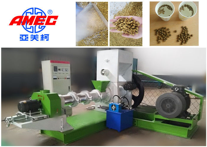 380v / 220v Fish Feed Extruder Floating Feed Machine 1000kg/H Stable Operation